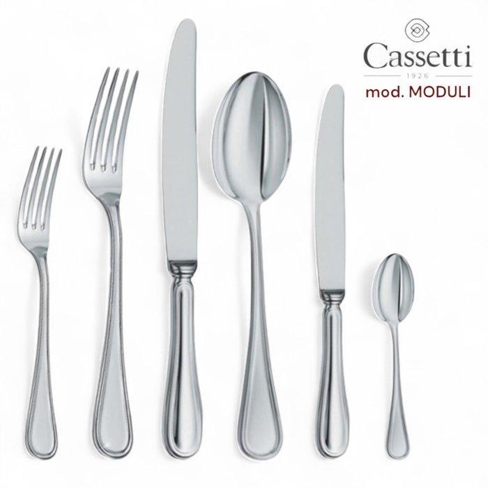 Cassetti, Argentiere Firenze - Bestekset voor 12 personen, Antiek en Kunst, Antiek | Meubels | Tafels