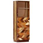 vidaXL Hoge kast 40x32x122 cm massief gerecycled hout
