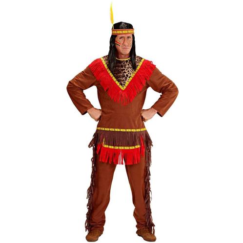 Indianen Kostuum Heren 3 delig, Kleding | Heren, Carnavalskleding en Feestkleding, Nieuw, Verzenden