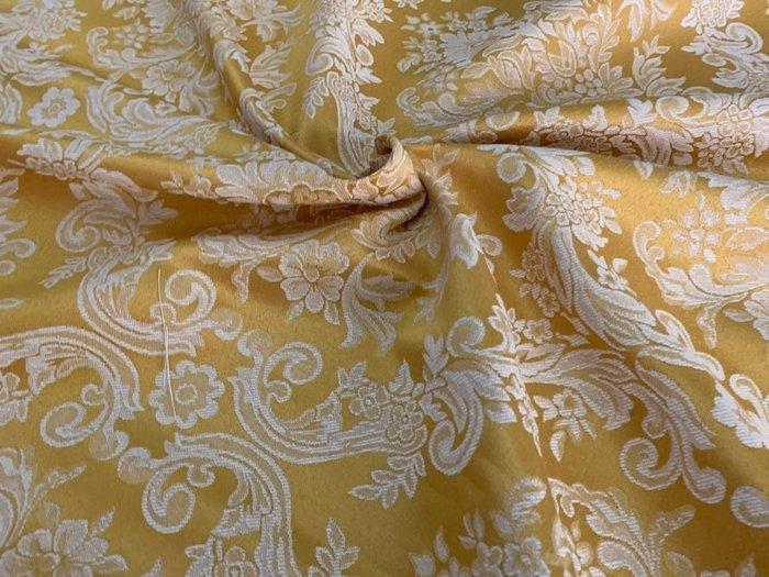 Antiek goud in stof: een damast van licht en herinnering -, Antiek en Kunst, Antiek | Tapijten, Tafelkleden en Textiel