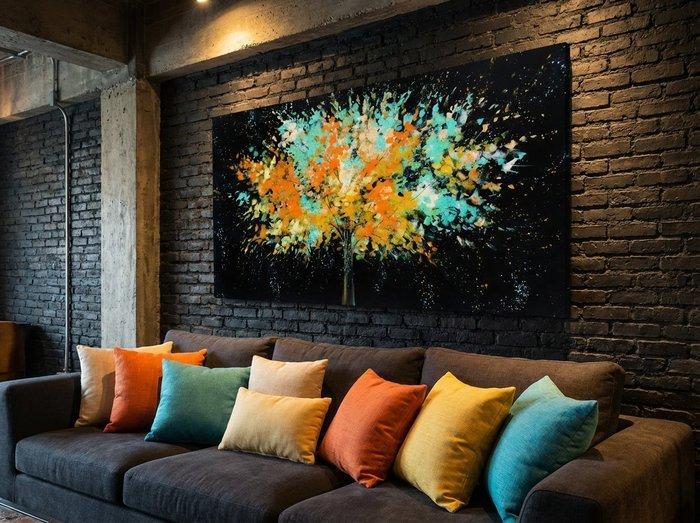 Monika Spiewak - Tree - Oil Painting Stretched On The Frame, Antiquités & Art, Art | Peinture | Moderne