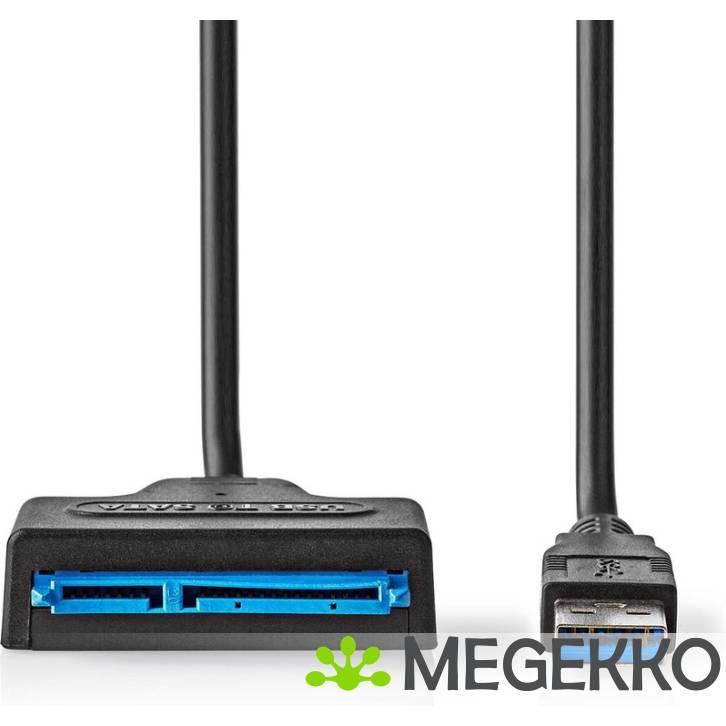 Nedis Hardeschijfadapter USB 3.2 Gen1 2.5   SATA, USB Gevoed, Computers en Software, Harde schijven, Nieuw, Verzenden