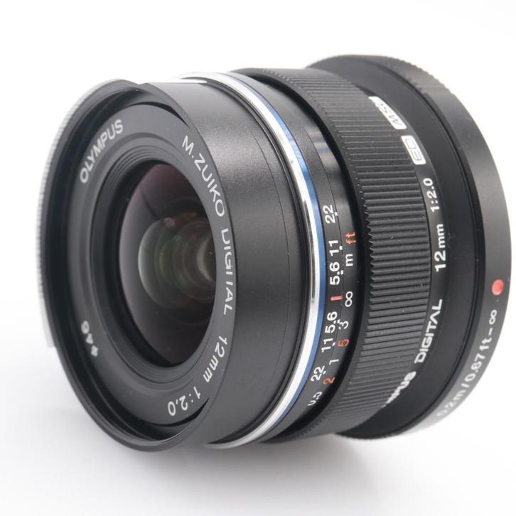 Olympus M.Zuiko Digital 12mm F/2 ED zwart | Tweedehands, Audio, Tv en Foto, Foto | Lenzen en Objectieven, Zo goed als nieuw, Verzenden