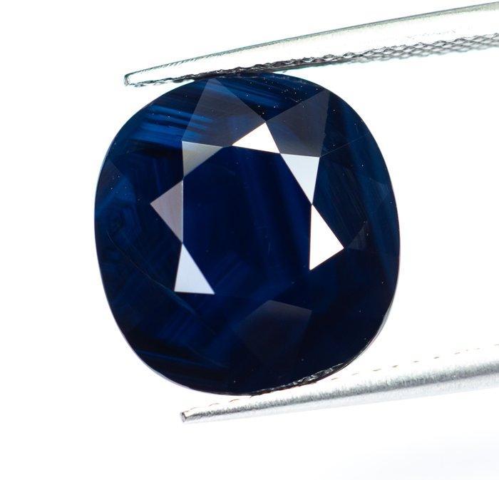 Zonder minimumprijs Saffier - 12.10 ct - Lotus Gemology -, Handtassen en Accessoires, Edelstenen