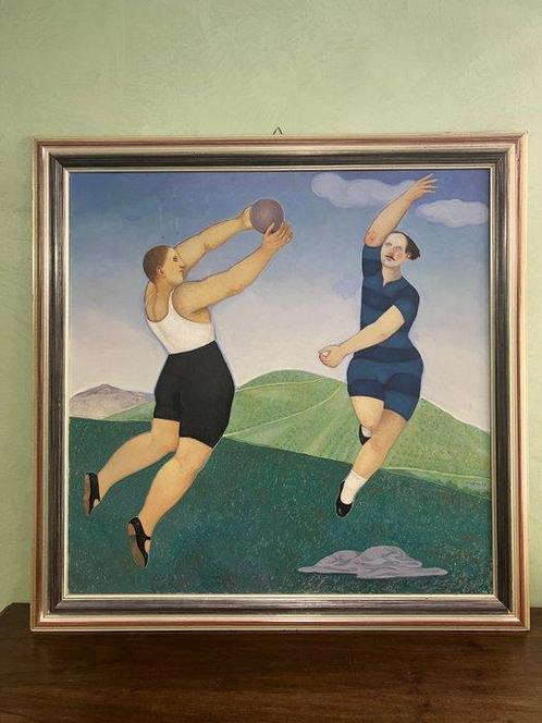 Giuseppe Vignani (1932) - Senza titolo, Antiek en Kunst, Kunst | Schilderijen | Modern