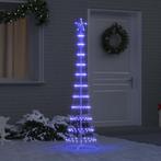 vidaXL LED kerstboom met 230 LED Blauw 51 x 51 x 190 cm, Diversen, Kerst, Verzenden, Nieuw