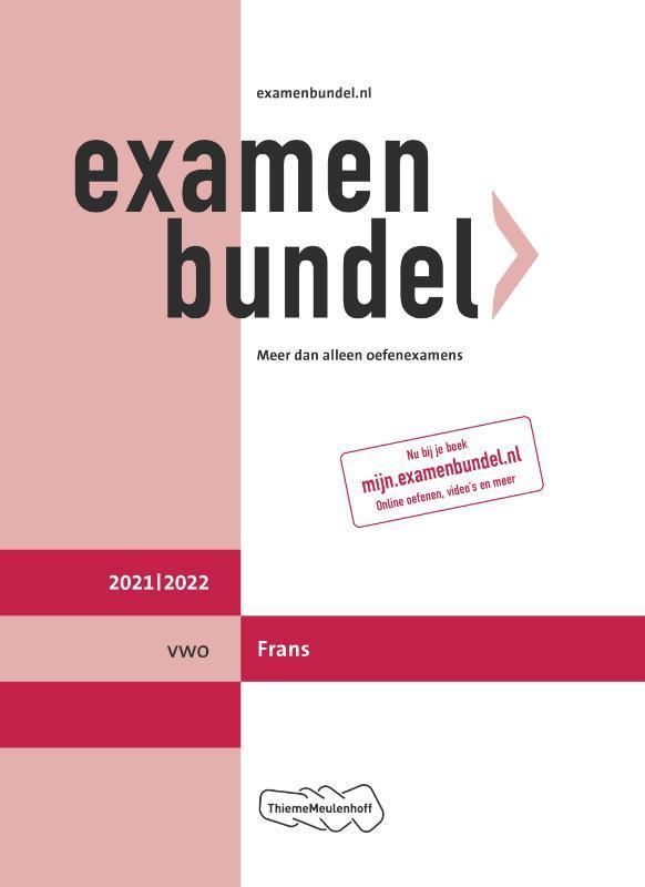 Examenbundel / vwo Frans 2021/2022 9789006491470, Boeken, Schoolboeken, Gelezen, Verzenden