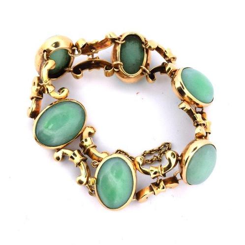 Bracelet - 18 carats Or jaune, Handtassen en Accessoires, Antieke sieraden