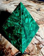 Pyramide en malachite naturelle du Congo de la plus haute, Verzamelen, Mineralen en Fossielen
