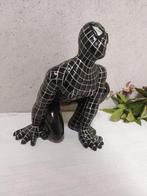 Statue, spiderman in original color black - 35 cm -
