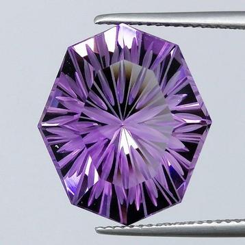 Amethist  - 16.02 ct - Instituto Gemólogico Español (IGE) -