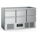 Koelwerkbank | 400L | 6 Laden | +2°C/+8°C | Statisch +, Verzenden, Nieuw in verpakking