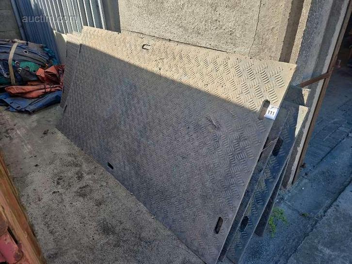 Rubberen oprijplaten (6x) NN, Doe-het-zelf en Bouw, Gereedschap | Overige machines, Ophalen