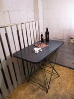 Bijzettafel - Industriële militaire gevouwen tafel - Staal