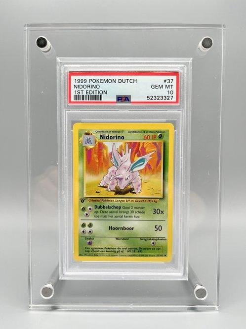 Wizards of The Coast Graded card - Nidorino - Dutch 1st, Hobby & Loisirs créatifs, Jeux de cartes à collectionner | Pokémon