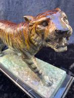 sculptuur, Bengal tiger handpainted - 35 cm - 22 cm -