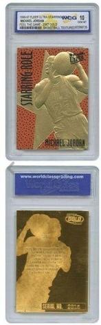 1996/97 Fleer Michael Jordan - Lot of 6 Gold Cards (23KT) -, Nieuw