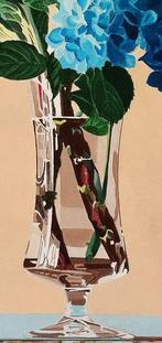 Antonio Perotti - Still Life Vaso in vetro con fiori