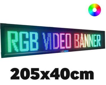 UltraPro LED video lichtkrant 205*40cm, Verzenden