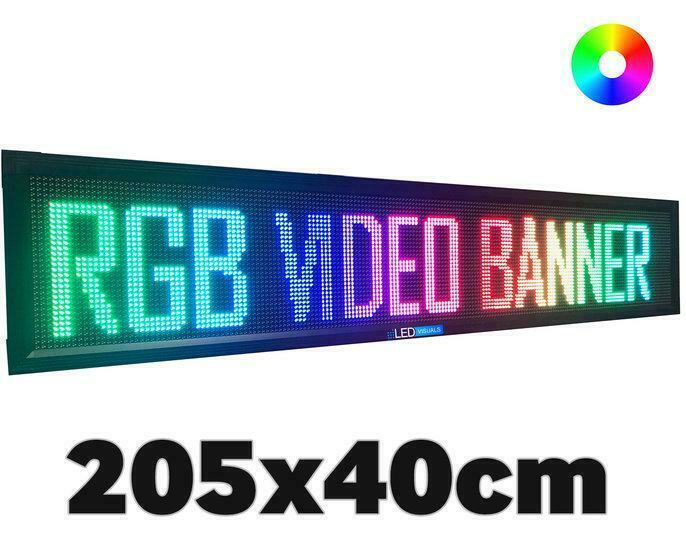 UltraPro LED video lichtkrant 205*40cm, Zakelijke goederen, Kantoor en Winkelinrichting | Apparatuur en Telecommunicatie, Verzenden