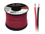 2 x 1.00 mm zwart/rood op rol 25 meter 2-aderige kabel, Doe-het-zelf en Bouw, Elektriciteit en Kabels, Verzenden, Nieuw, Kabel of Snoer