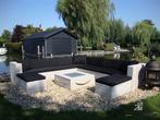 Steigerhouten Hoekbank loungeset steigerhout hoekzetel bank, Tuin en Terras, Stoel, Verzenden, 6 zitplaatsen, Steigerhout