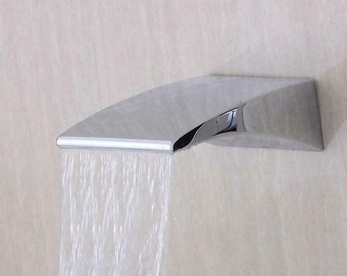 Waterval muuruitloop Chroom Rofo tbv. douche en bad, Doe-het-zelf en Bouw, Sanitair, Ophalen of Verzenden