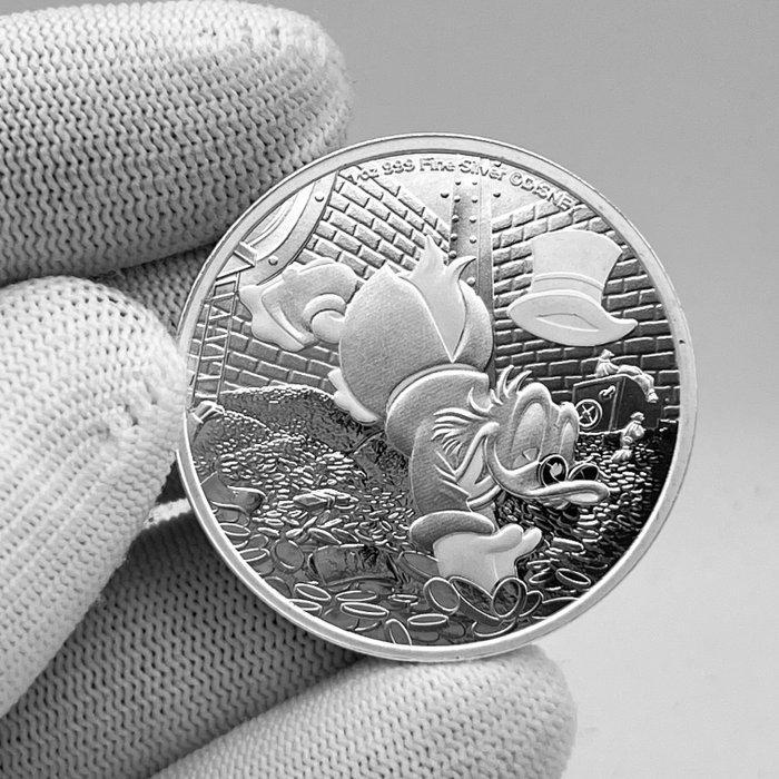 Niue. 2 Dollars 2025 – Disney Scrooge McDuck – 1 oz Silver, Timbres & Monnaies, Monnaies | Europe | Monnaies non-euro
