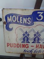 Molens 3 Molens Pudding Haverhout - Plaque émaillée - Émail