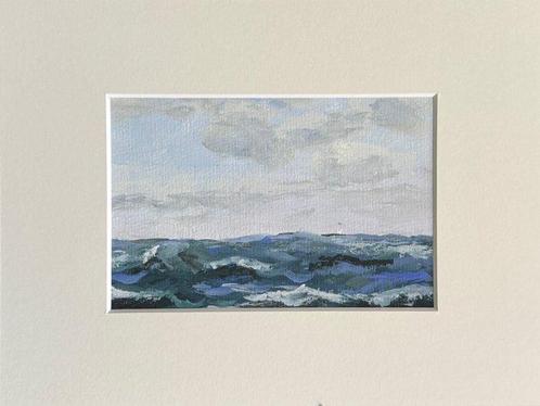 Andrea Imwiehe - Down by the sea *no reserve*, Antiek en Kunst, Kunst | Schilderijen | Modern