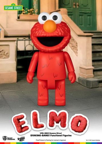 Sesame Street Syaing Bang Vinyl Piggy Bank Elmo 47 cm, Ophalen of Verzenden