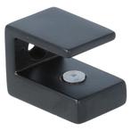 Plankdrager mini vierkant 22x30 mm zamak zwart, Nieuw, Overige materialen