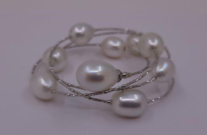 Armband - 18 karaat ALGT Gecertificeerde Witte South Sea, Bijoux, Sacs & Beauté, Bracelets