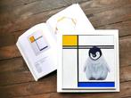 Jos Verheugen - Free after Mondrian, with Baby Pinguin, Antiek en Kunst, Kunst | Schilderijen | Modern