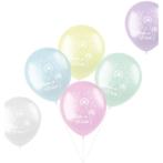 Ballonnen Make A Wish 33cm 6st, Nieuw, Verzenden