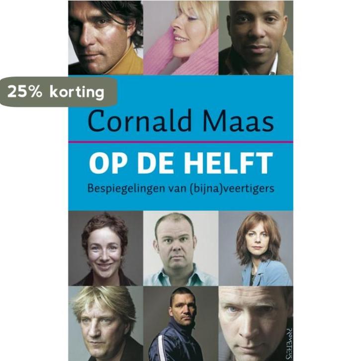 Op de helft 9789044619010 Cornald Maas, Livres, Littérature, Envoi