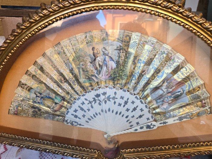 Handwaaier - Hout, Antiek en Kunst, Antiek | Overige Antiek