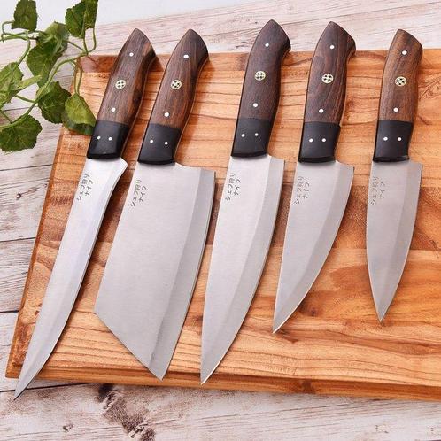 Keukenmes - Chefs knife - Hoogwaardig staal, hout - Japan, Antiquités & Art, Antiquités | Ustensiles de cuisine