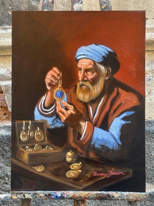 Rosario Furnari (1973) - Allegoria della vista, Antiek en Kunst, Kunst | Schilderijen | Klassiek