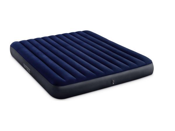 Veiling - Luchtbed Intex Classic Durabeam Kingsize 203 x 183, Caravanes & Camping, Matelas pneumatiques