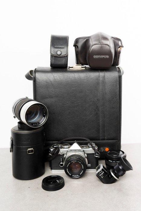 Olympus OM-1 + 1,8/50mm + 2,8/135mm + 2x converter + angle, Audio, Tv en Foto, Fotocamera's Analoog
