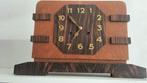 Amsterdamse School klok - Art Deco - eiken-, Antiek en Kunst