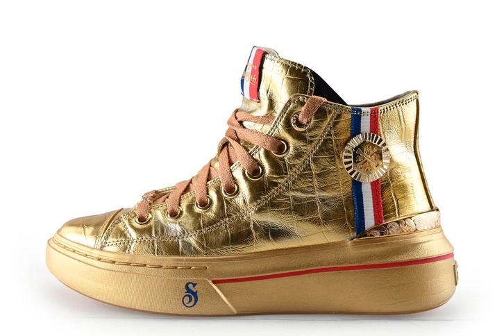 Skechers Sneakers in maat 37 Goud, Kleding | Dames, Schoenen, Overige kleuren, Zo goed als nieuw, Sneakers, Verzenden