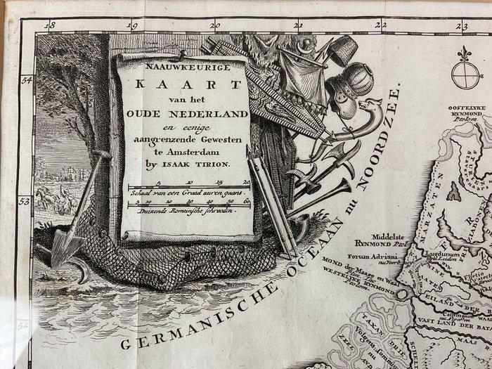 Nederland - Nederland, België en Noord-Frankrijk; Isaak, Boeken, Atlassen en Landkaarten