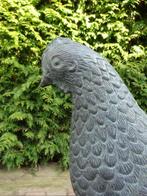 Statue, Groot brons tuinbeeld van een kip - 30 cm - Bronze -