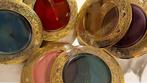 Cristalleria Italiana - Onderbord - 24 kt goud - Set van zes