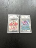 Pokémon - 2 Graded card - CHARIZARD EX FULL ART & GENGAR EX