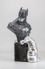 Max Modolo - Porcelain Batman Lava and Silver: A Sculptural