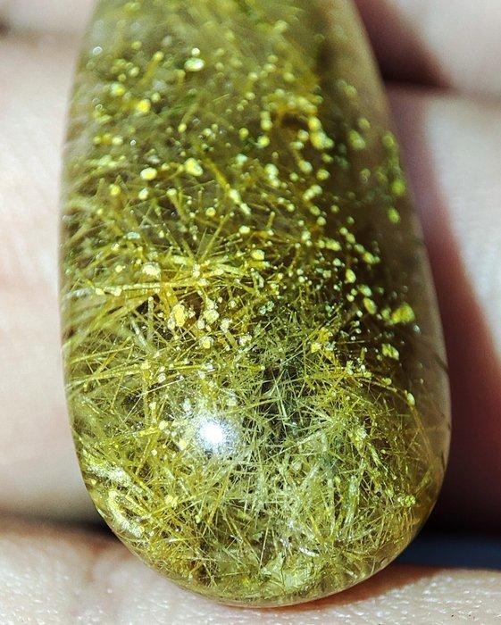 Zeer zeldzaam prachtige natuurlijke goudrutielgevulden, Verzamelen, Mineralen en Fossielen