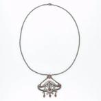 Sans prix de réserve - Collier Argent - Corail rouge